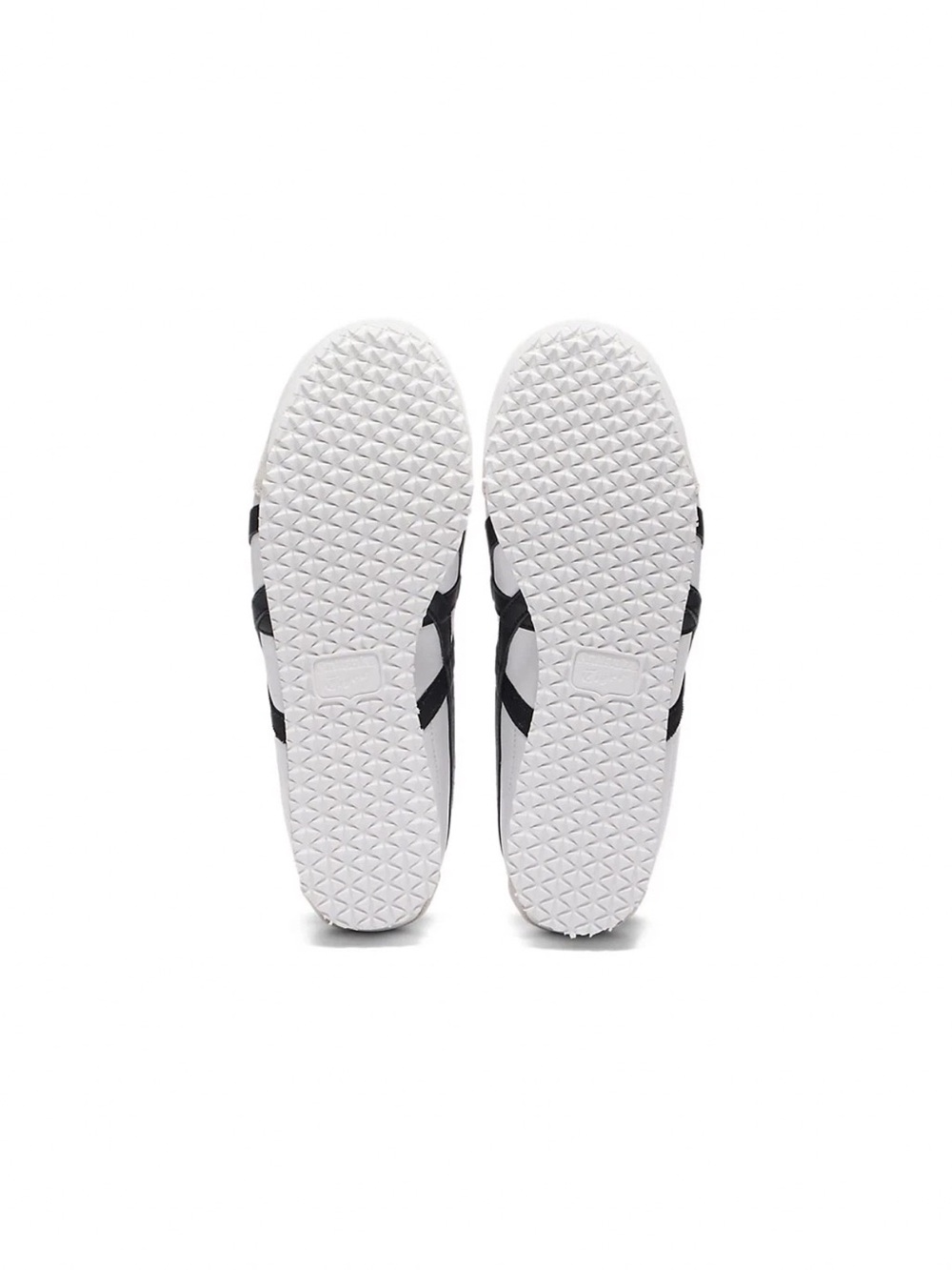 Onitsuka Tiger by Asics White & Black Low-Top Sneakers with Pink Accents. - Picture 8 of 8